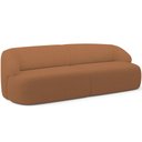 Ver imagem 1 de Sofá 3 Lugares Curvo Orgânico para Sala Living 250cm Barolo L06 Bouclê Terracota - Lyam Decor