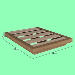 Cama Casal Queen Suspensa 140/160 Zurique Mel - 4