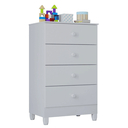 Ver imagem 2 de Cômoda Infantil Mobigu 4g - Branco
