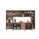 Ver imagem 2 de Cozinha Modulada Completa Fidelitá Paris 6 Peças 295cm 15 Portas 3 Gavetas com Tampo