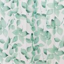 Ver imagem 2 de Cortina para Box Banheiro Antimofo Poliéster 198x180cm - Folhagem Verde