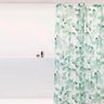 Cortina para Box Banheiro Antimofo Poliéster 198x180cm - Folhagem Verde - 1