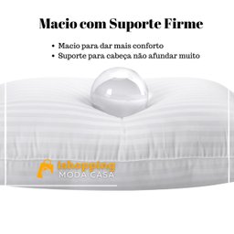 Travesseiros Suporte Firme Micro Cotton Camesa - 6