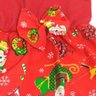 Vestido De Natal Para Cachorro Saia Vermelha - Tamanho P - 3