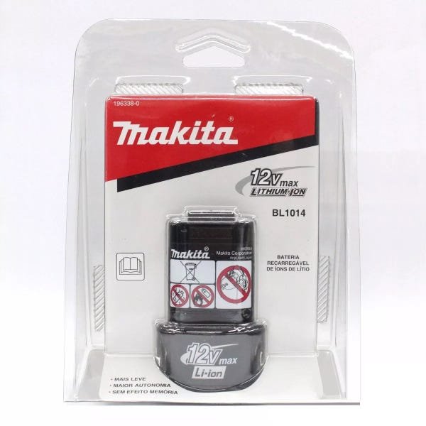 Bateria Recarregável de Liion 10,8 12V BL1014 Makita - 5