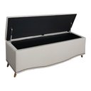 Ver imagem 5 de Calçadeira Sapateira Baú Holanda 1,40 Linho Carvalho - Star Confort