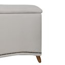 Ver imagem 4 de Calçadeira Sapateira Baú Holanda 1,40 Linho Carvalho - Star Confort