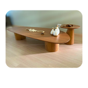 Ver imagem 2 de Kit Mesa de Centro Trendy Organica Duo 170x70cm Mais Lateral Organica 51cm em Freijo