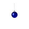 Enfeite De Natal Bola Azul Lisa 5 Unidades - 3