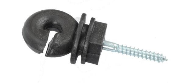 Gancho Isolador Médio Para Cerca Com 100 Unidades - 1