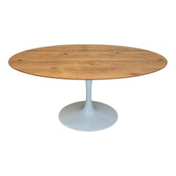 Mesa Jantar Tulipa Saarinen Oval 245x 135 Cm Tampo em Laca - 3