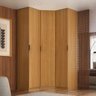 Guarda-roupa de Canto 3 Portas 100% Mdf Altezza Clean - 1