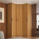 Ver imagem 1 de Guarda-roupa de Canto 3 Portas 100% Mdf Altezza Clean