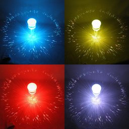 Pisca Pisca Fibra Ótica LED Água Viva Rgb Natal Natalino Festa Bivolt - 1