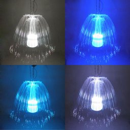 Pisca Pisca Fibra Ótica LED Água Viva Rgb Natal Natalino Festa Bivolt - 5