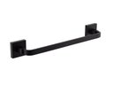 Ver imagem 2 de Porta Toalha De Rosto Barra 30 cm - Quadrado Em Latão Preto Fosco HB-A0128P Harmony Toalheiro do Ros