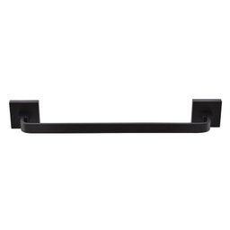 Porta Toalha De Rosto Barra 30 cm - Quadrado Em Latão Preto Fosco HB-A0128P Harmony Toalheiro do Ros - 1