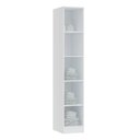 Ver imagem 2 de Guarda Roupa Modulado 1 Porta Reflecta LED Requinte+ 100% MDF
