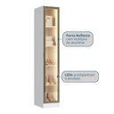Ver imagem 7 de Guarda Roupa Modulado 1 Porta Reflecta LED Requinte+ 100% MDF