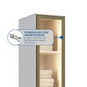 Ver imagem 6 de Guarda Roupa Modulado 1 Porta Reflecta LED Requinte+ 100% MDF