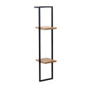 Ver imagem 1 de Prateleira com Suporte Estilo Industrial (Selo Fsc) 90 x 20 cm Mel Bemfixa