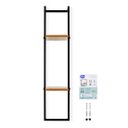 Ver imagem 3 de Prateleira com Suporte Estilo Industrial (Selo Fsc) 90 x 20 cm Mel Bemfixa
