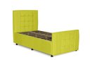 Ver imagem 2 de Cama com Cabeceira Solteiro Estofada Uvaia 90cm Suede:amarelo