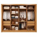 Ver imagem 4 de Guarda Roupa Casal com Espelho 4 Portas de Correr e 4 Gavetas 279,3cm Premium Jade