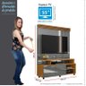 Home Sala Para TV Até 55 Pol Berlim 1.36 Lukaliam Cinza/Tauari - 4