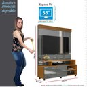 Ver imagem 4 de Home Sala Para TV Até 55 Pol Berlim 1.36 Lukaliam Cinza/Tauari