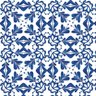 Papel De Parede Adesivo Azulejo Português Azul E Branco - 1