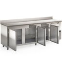 Ver imagem 2 de Balcão de Encosto com 3 Portas sem Pia Gbfe250 Gelopar Balcão 765 Litros Inox 220v