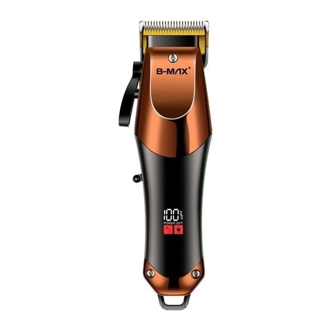 Máquina de Cortar Cabelo Recarregável com Visor Digital 3W B-Max Bm-C031