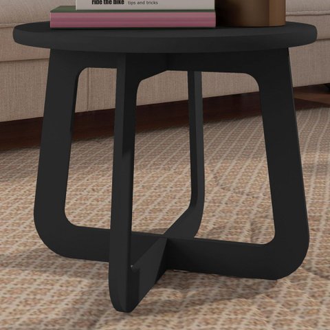 Mesa de Centro Jasmin 100% Mdf Grafite - Artely
