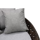 Ver imagem 2 de Sofá Essencial Bola 1,50m Fibra Indiano Cinza