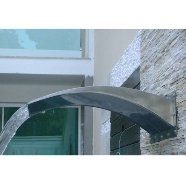 Cascata Para Piscina Parede Em Aço Inox Deka Super Wave - 3