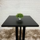 Ver imagem 4 de Mesa Fixa 70x70 de Madeira:preto