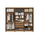 Ver imagem 5 de Guarda Roupa 6 Portas 3g Pés CB03T580 Kappesberg Canel