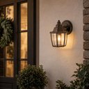 Ver imagem 2 de Arandela Luminária Externa Parede 21cm Marrom Dital Heritage Lustre Jardins Fachadas Varandas