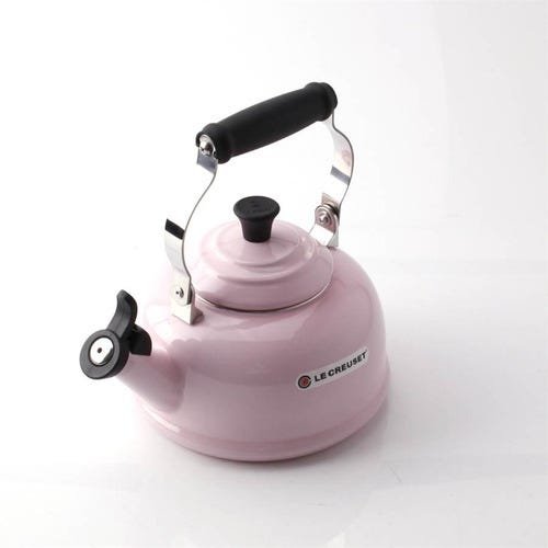 Chaleira Tradiconal Com Apito 1,6L Oficial Le Creuset - Rosa - 2