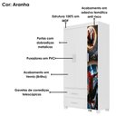 Ver imagem 5 de Guarda Roupa Infantil 3 Portas 2 Gavetas e Mini Cama Infantil 153x79 MDF Decmade