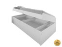 Ver imagem 5 de Cama Solteiro com Bau Interno Embutido Pratica Reforçada Camila Mdf/mpd Framar Branca
