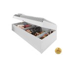 Ver imagem 4 de Cama Solteiro com Bau Interno Embutido Pratica Reforçada Camila Mdf/mpd Framar Branca