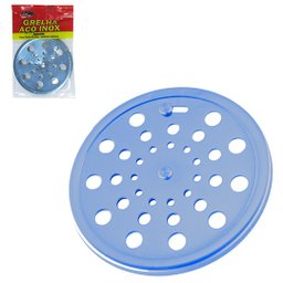 Grelha Ralo Inox Redonda 10cm Abre E Fecha Overtime - 1