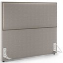 Ver imagem 1 de Cabeceira Box Queen Com Tachas 160 cm Vicenza L02 Bouclê Bege - Lyam Decor