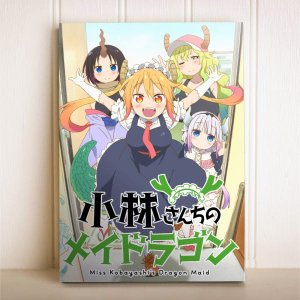 Placa Decorativa Anime Kobayashi-san Chi no Maid Dragon 2