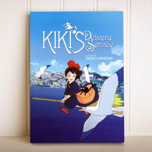 Placa Decorativa Anime Serviço de Entregas Da Kiki S. Ghibli