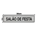 Ver imagem 2 de Combo 10 Placas de Sinalização Salão de Festa 30x7 Acesso - B-523/1 F9e