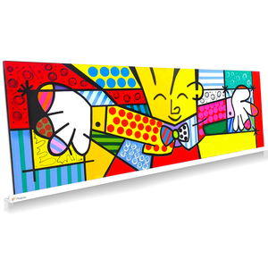 Prateleira Porta Quadros 1,6 Metros Cor Branco 1 Peça