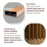 Divisória Leve Decorativa Wpc 10cm X 3,5cm X 270cm 1unidade  Formaco Decor - 6